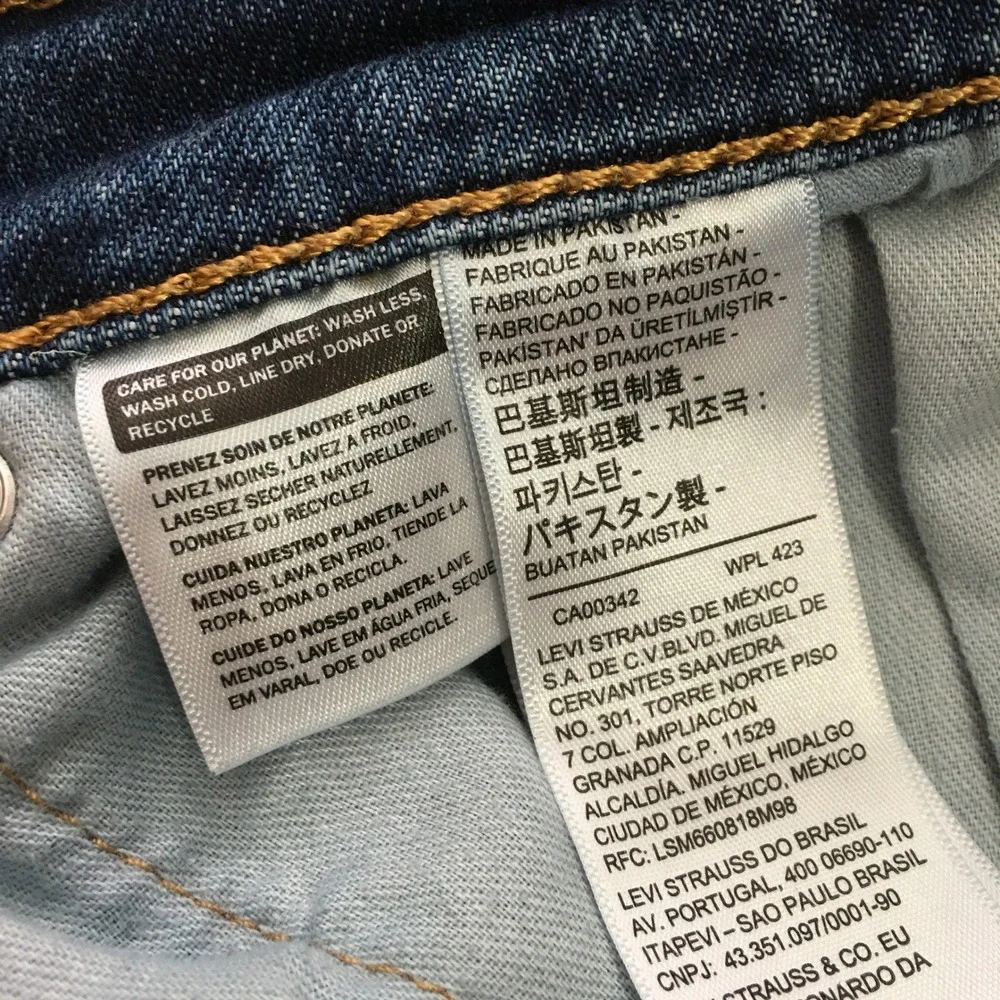 Levi's 505 Regular Fit Jeans Mens 38x30 Blue Straight Leg